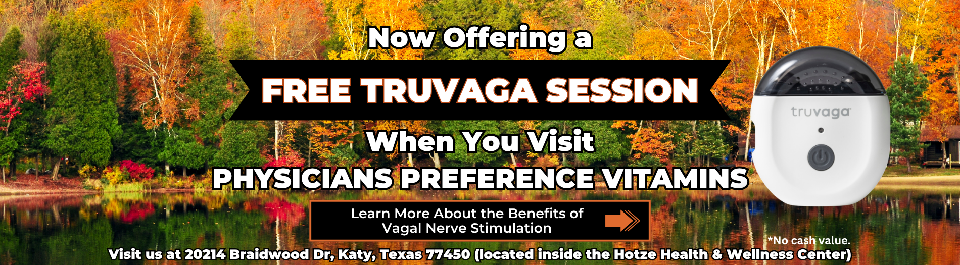Now offering free Truvaga session when you visit Physicians Preference Vitamins.