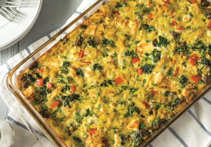 Yeast-Free Turkey Sausage Breakfast Casserole